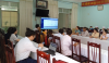 Tập huấn hướng dẫn sử dụng phần mềm  về cấp giấy chứng sinh, giấy chứng tử, giấy khám sức khỏe lái xe