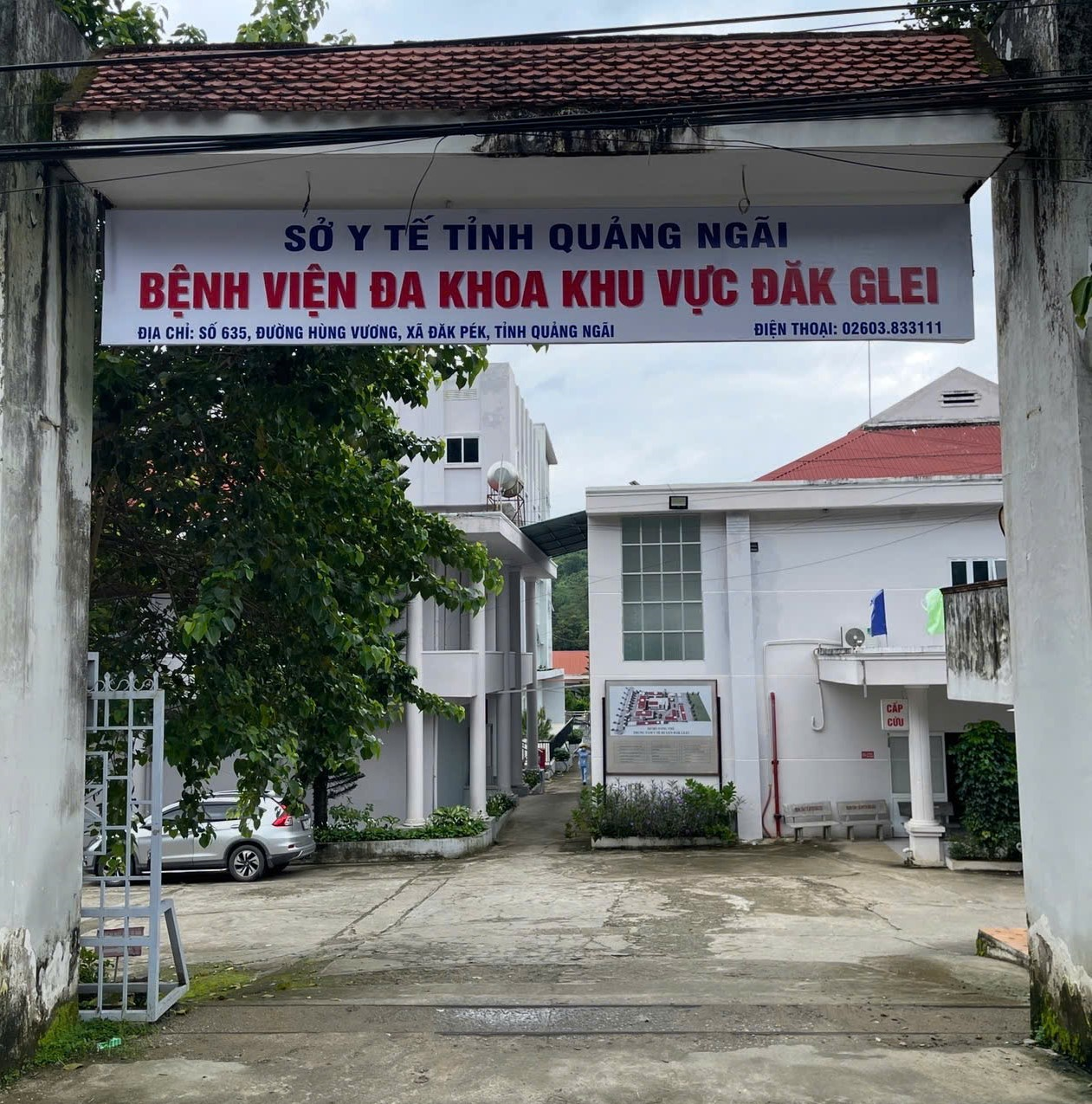 Hình ảnh cổng Bệnh viện Đa khoa khu vực Đăk Glei
